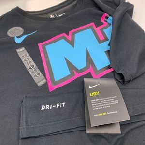 Nike NBA Miami Heat Dry-Fit Cotton T-Shirt NWT